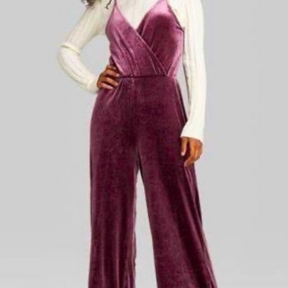 Velvet jumpsuit